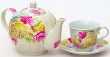 Набор чайный Флора «ВЕСЕННЕЕ НАСТРОЕНИЕ» 220 мл, 13 предметов
