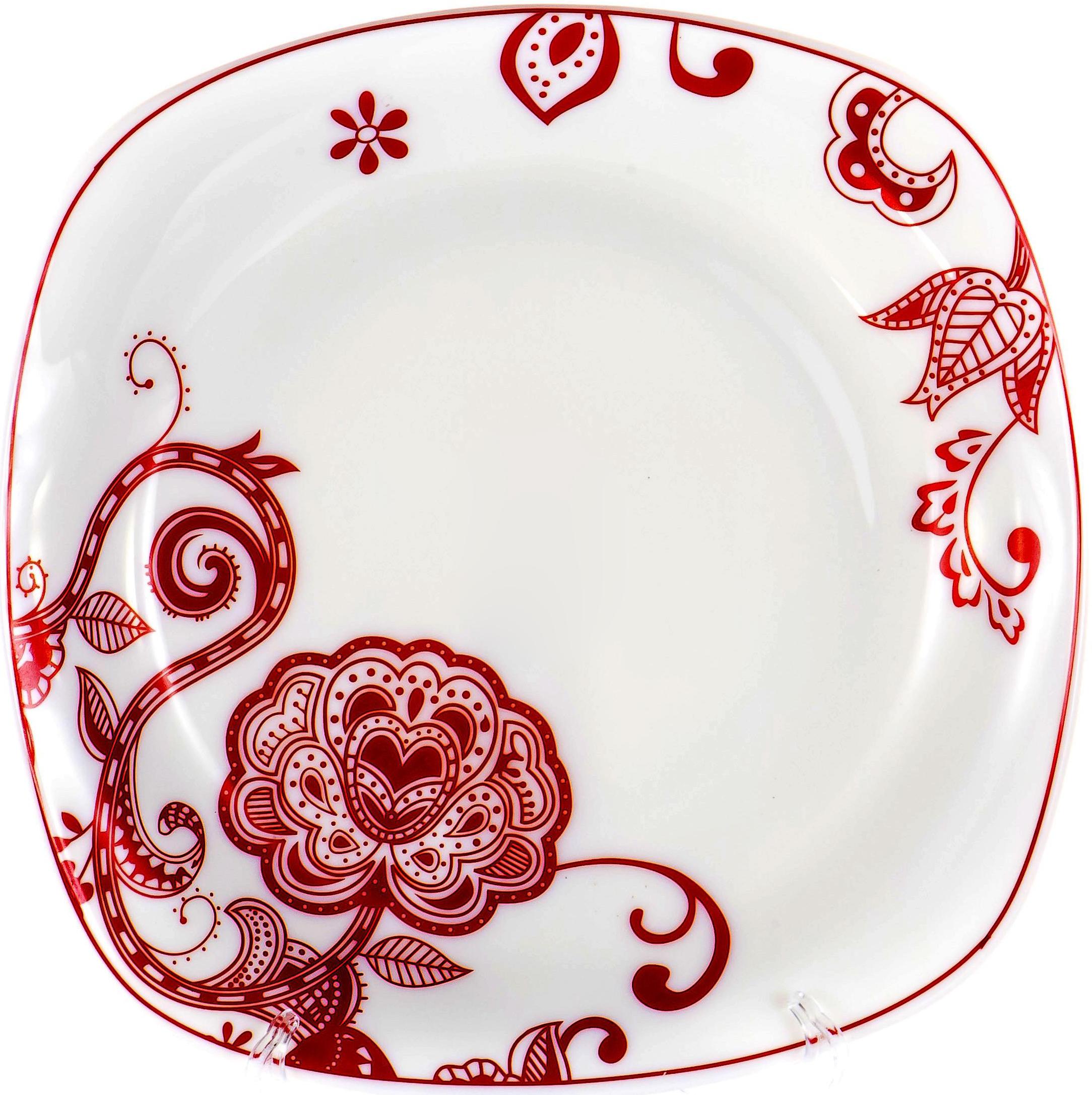 Тарелки красного цвета. Тарелка Olaff 25 см. Красная тарелка. Тарелки с красным рисунком. Тарелка с красным узором.